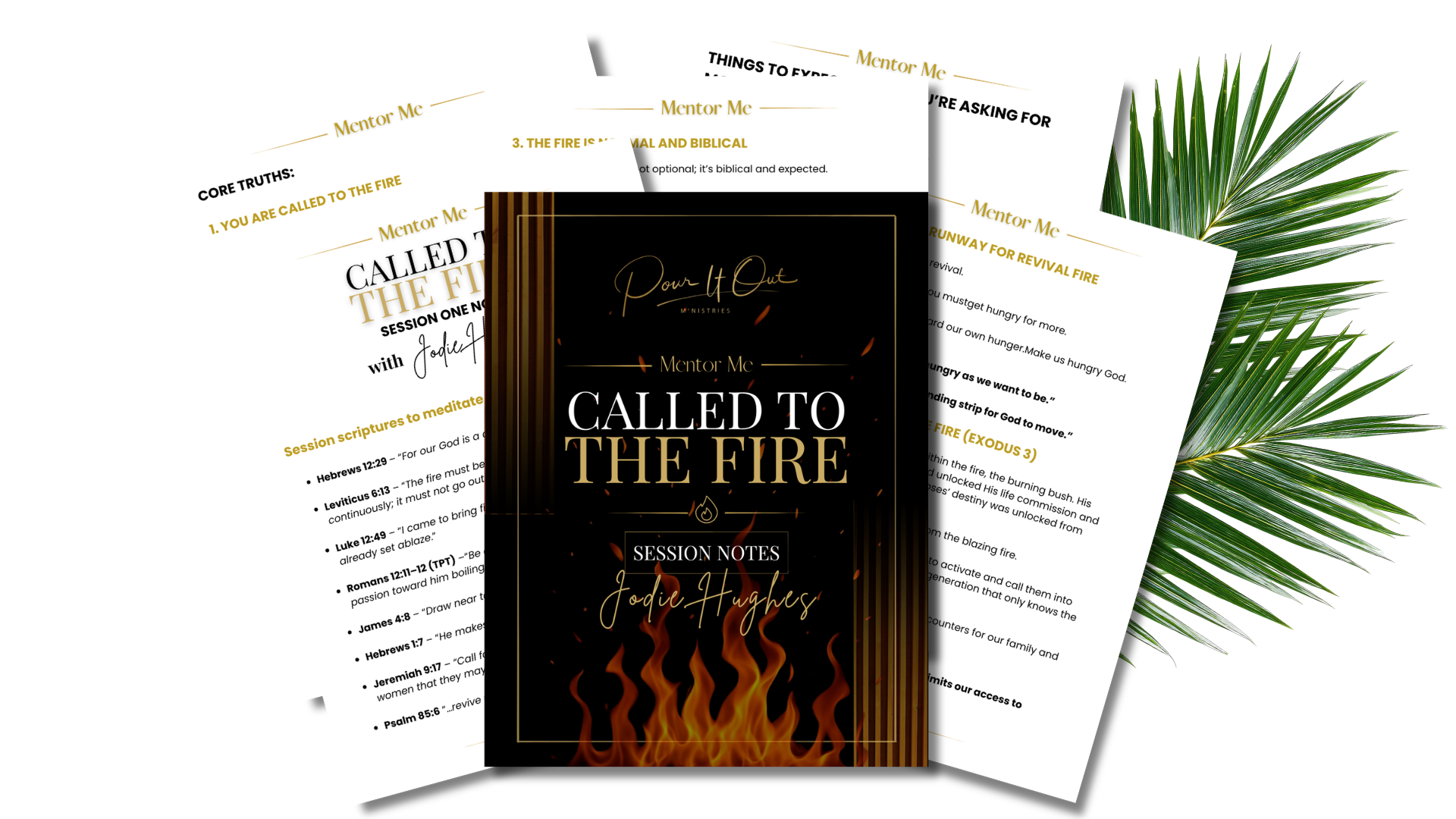 Called to the Fire session notes workbook pages